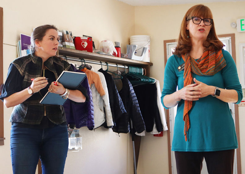 Kerry Donovan and Julie McCluskie